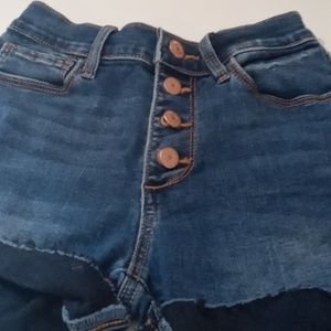 Girls high rise shorts